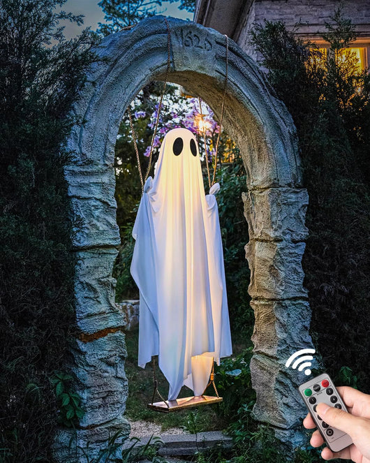 Hanging Swing Ghost Decoration