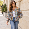In Full Bloom Denim Jacket