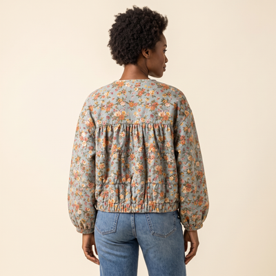 In Full Bloom Denim Jacket