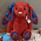 Custom SpiderMan Bunny Plush